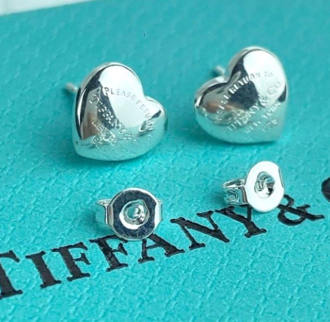【人気美品】ティファニー リターントゥ ハート ピアス シルバー