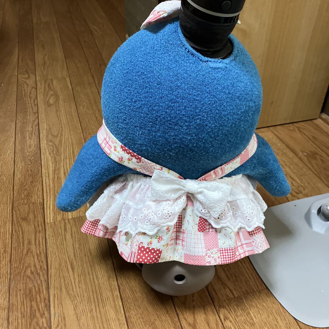 mika ラボット　エプロンドレス　ピンク　パッチワーク風　２点