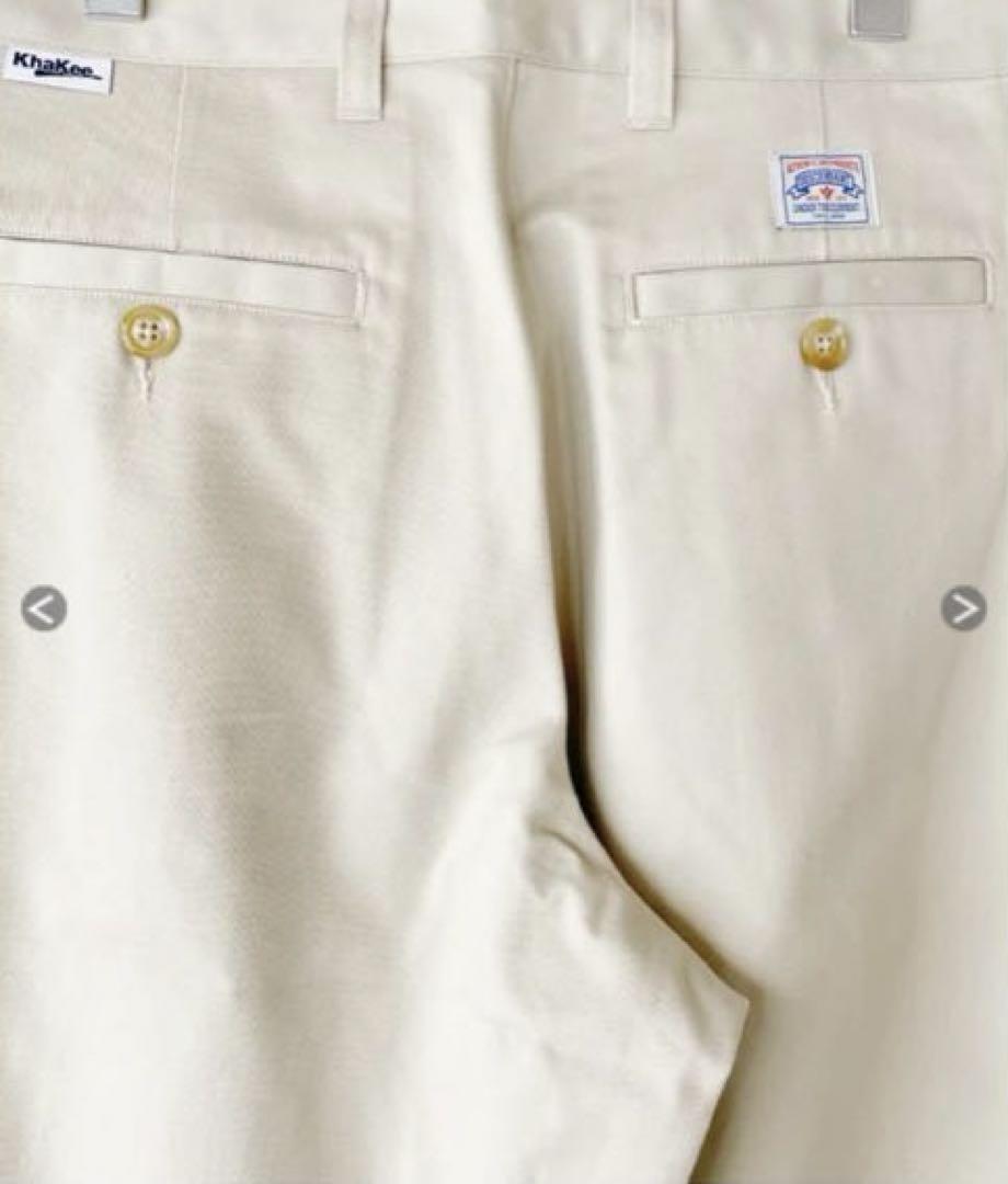 パンツ descendant DC-3 COTTON TWILL TROUSERS
