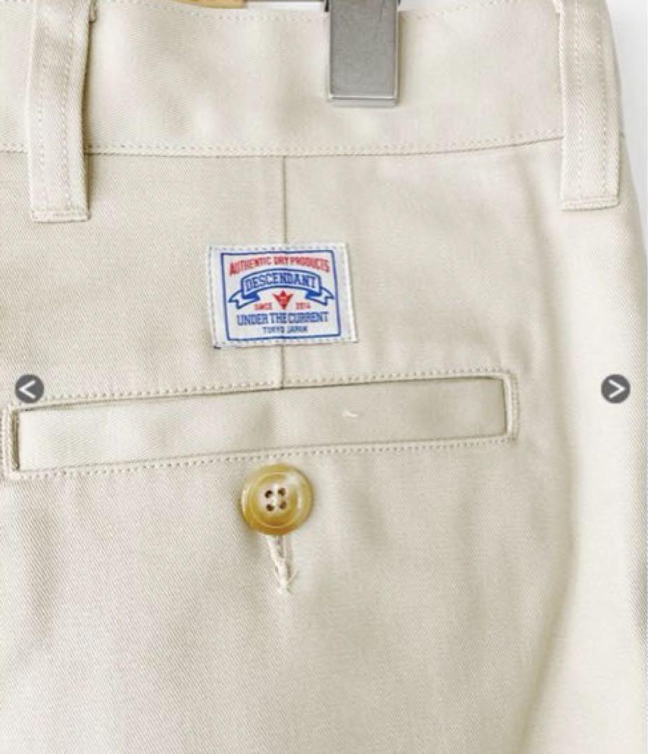 パンツ descendant DC-3 COTTON TWILL TROUSERS