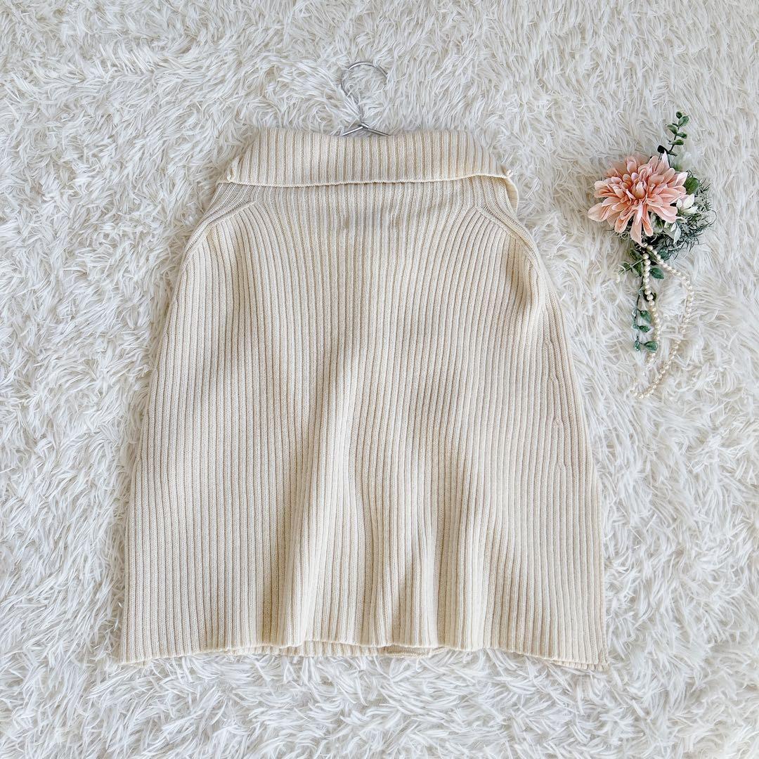 新品タグ付　スローブイエナ　SLOBEIENA　ファインウールスヌード　ポンチョ