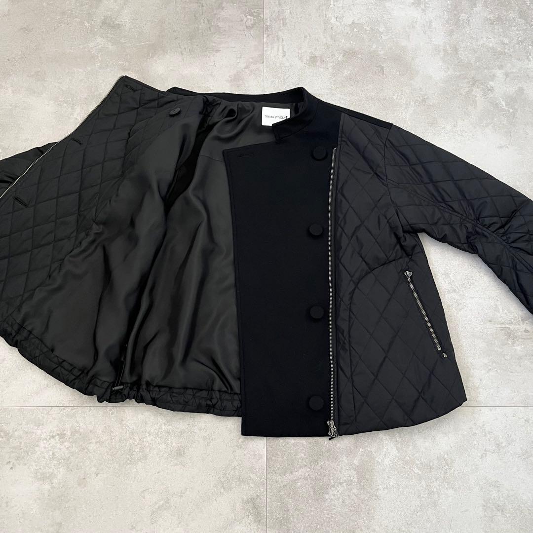 TOKUKO 1er VOL キルティング 切り替え ジャケット