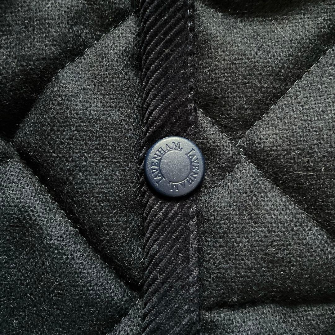 【美品】ラベンハム ウール ブランドン フード付き ロングキルティングコート 【美品】ラベンハム ウール ブランドン フード付き ロングキルティングコート