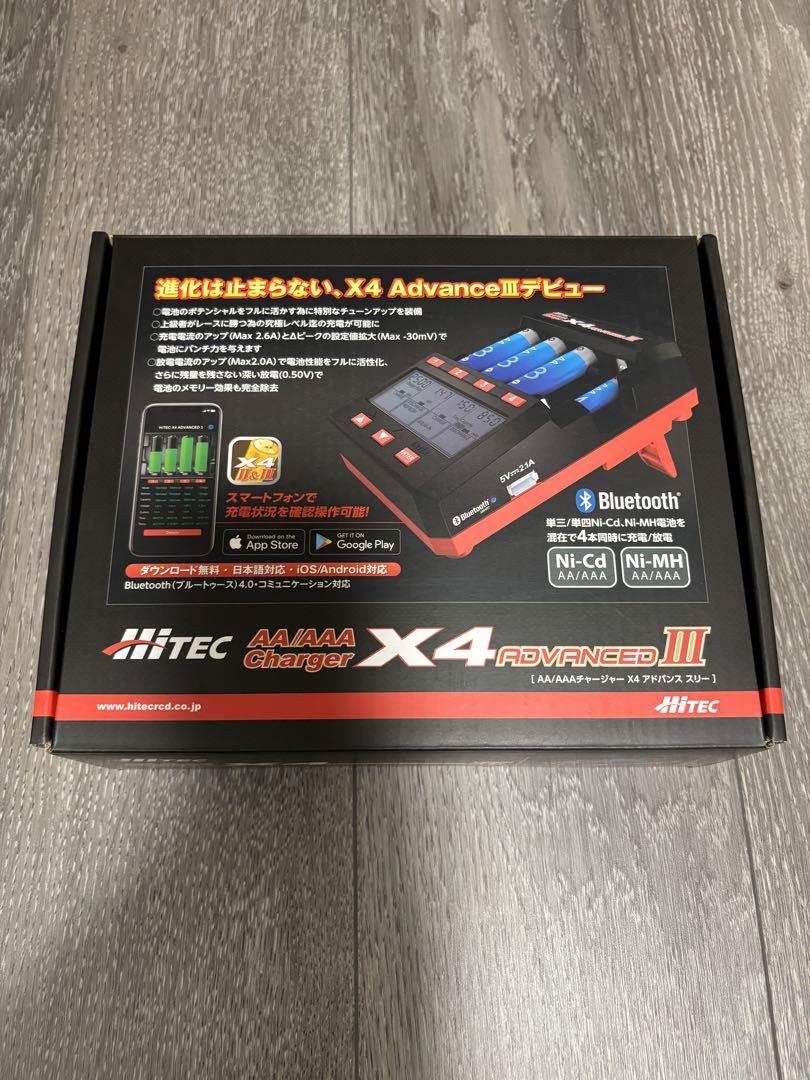 ミニ四駆 Hitec X4 ADVANCED III 充電器 ＊(電池4本付き)