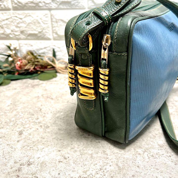 エンボス 極美品 ツイスト ゴールド金具 オールド asFHA-m79054795589 ロエベ ベラスケス ショルダーバッグ ㊌アイテム