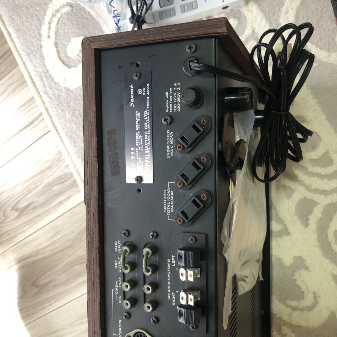 Sansui AU-666 ステレオアンプ 本体　ジャンク