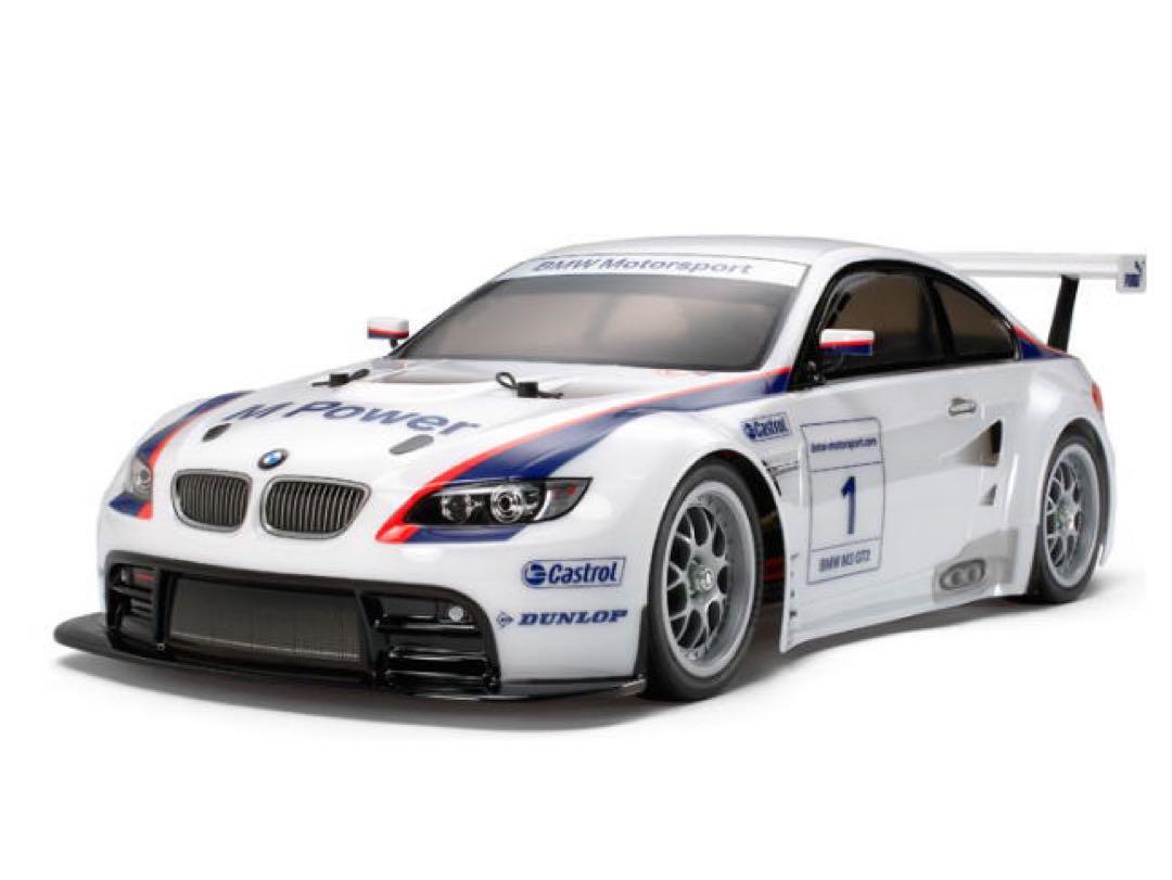 タミヤ　BMW M3 GT2 2009 スペアボディ　カット穴あけ済み