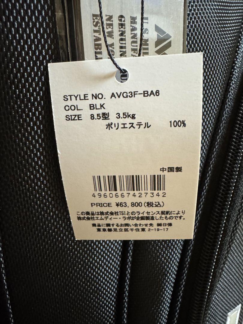 【新品・未使用】AVIREX キャディバッグ