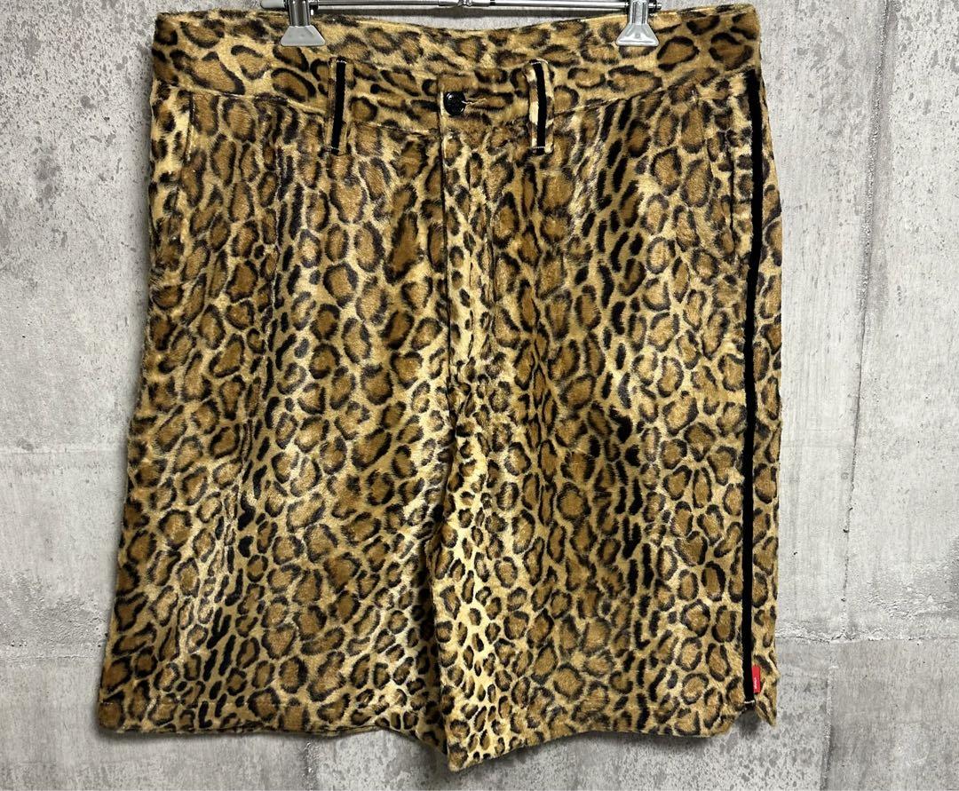 希少 美品 wtaps 00s レオパードショーツ 画像1