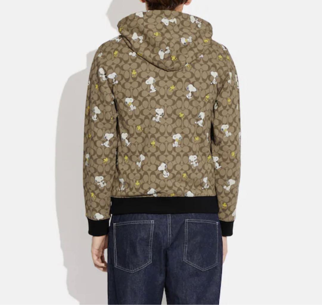 COACH スヌーピー コラボ パーカー フーディー M 画像3