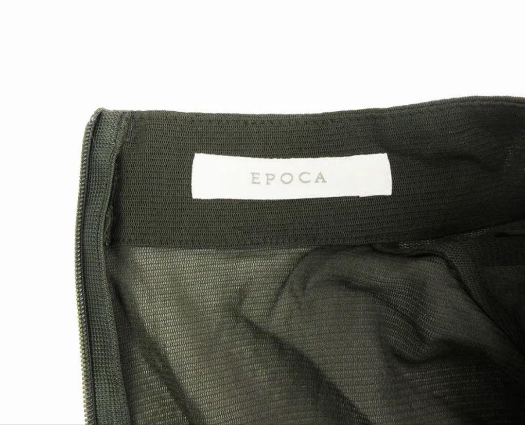 エポカ EPOCA ソフトチュールワンピースシアー ネット カーキ 40 M