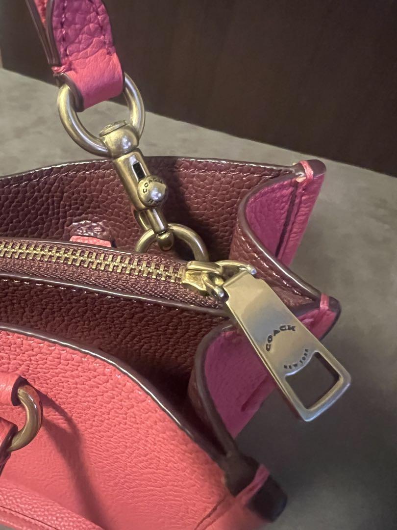 美品 COACH タイラー キャリーオール ピンク