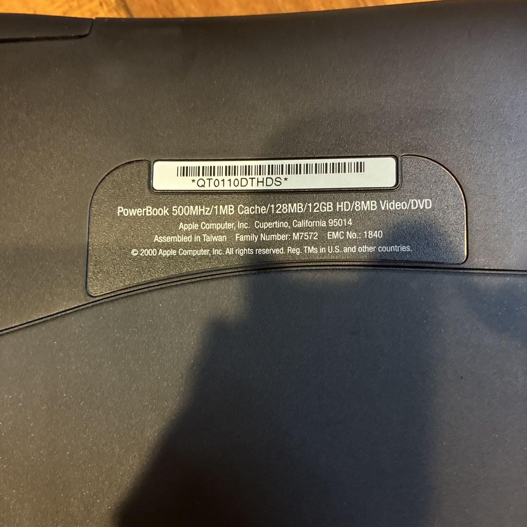 コ*ウ様 中古　Apple PowerBook ブラック