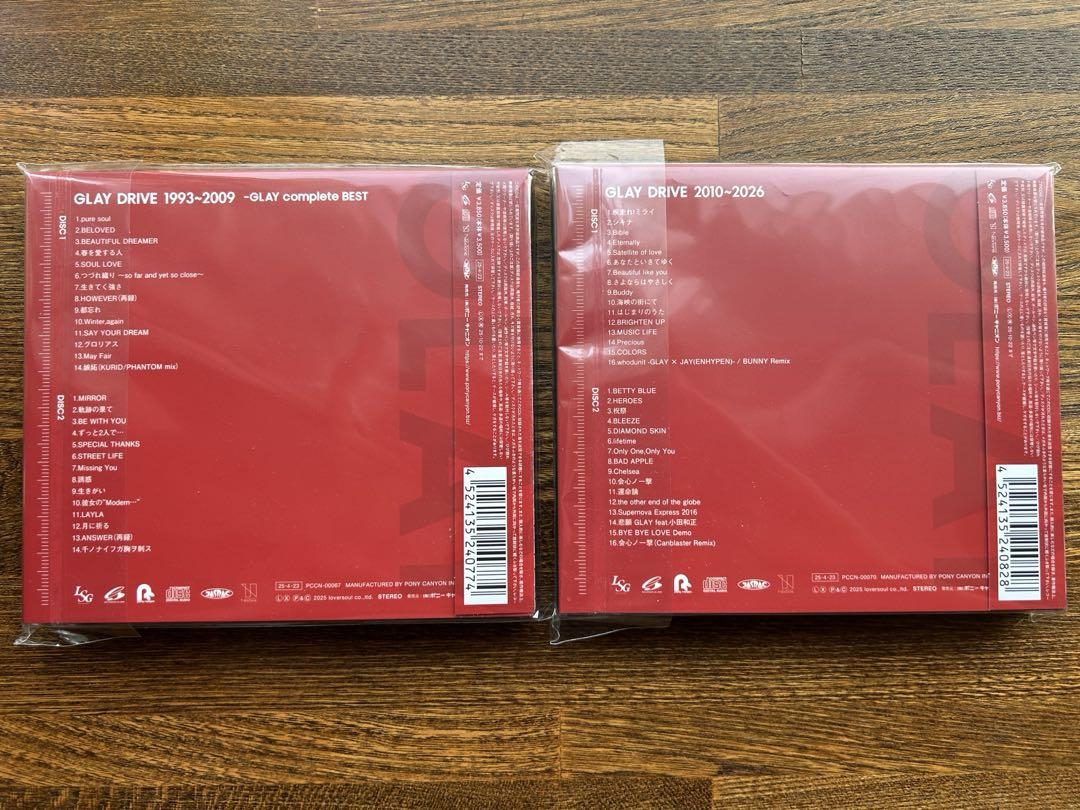 GLAY DRIVE complete BEST セット　新品同様