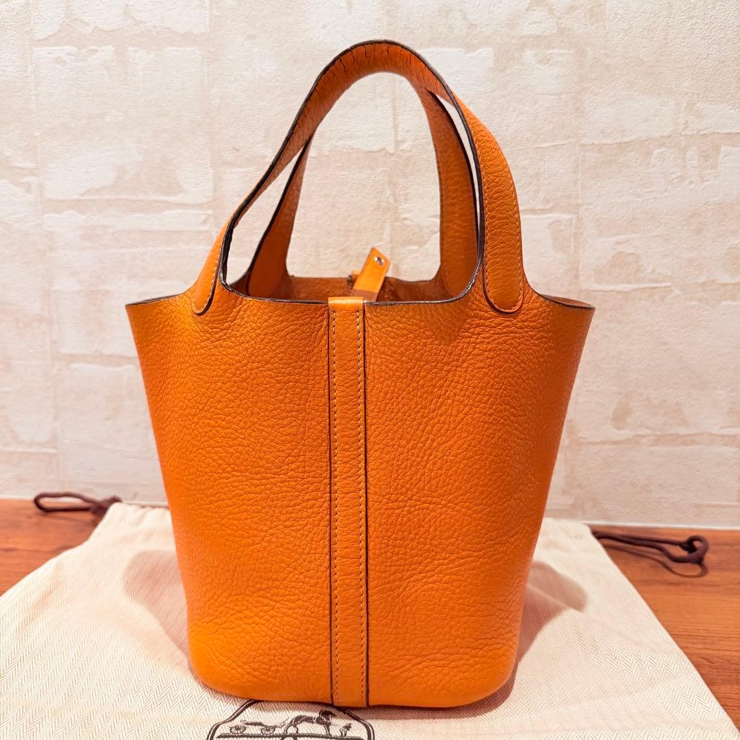 HERMES ピコタンロック PM □H刻印 シルバー金具 エルメス HERMES ピコタンロック PM □H刻印 シルバー金具 エルメス