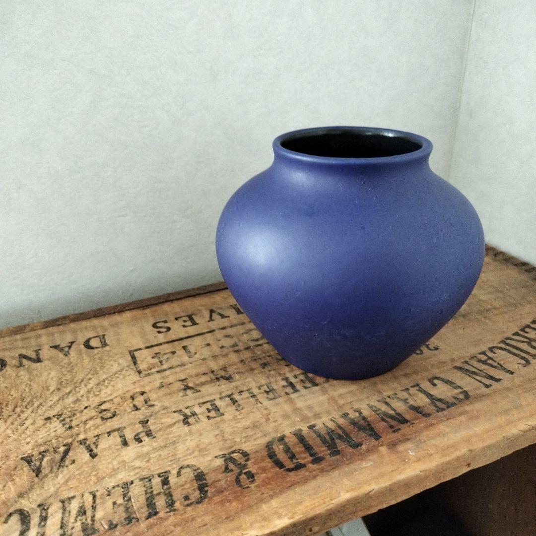 ドイツで購入　ブルーのグラデーションが素敵な花器