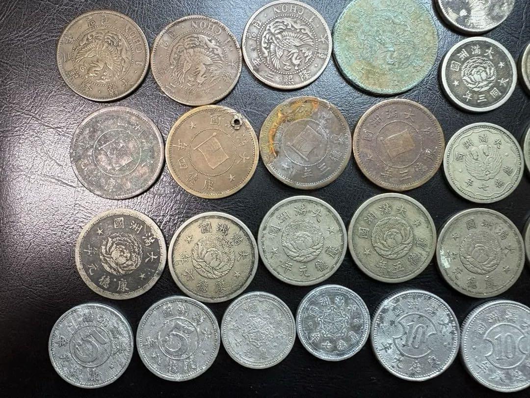 1-5 最終値下　⭐️満州国貨幣　2銭5分　1CHON銅貨　白銅貨　満州古銭30枚