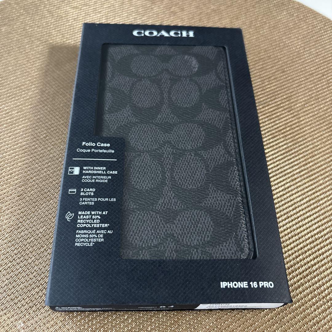 き*ん様 COACH iPhone 16 Pro Folio Case