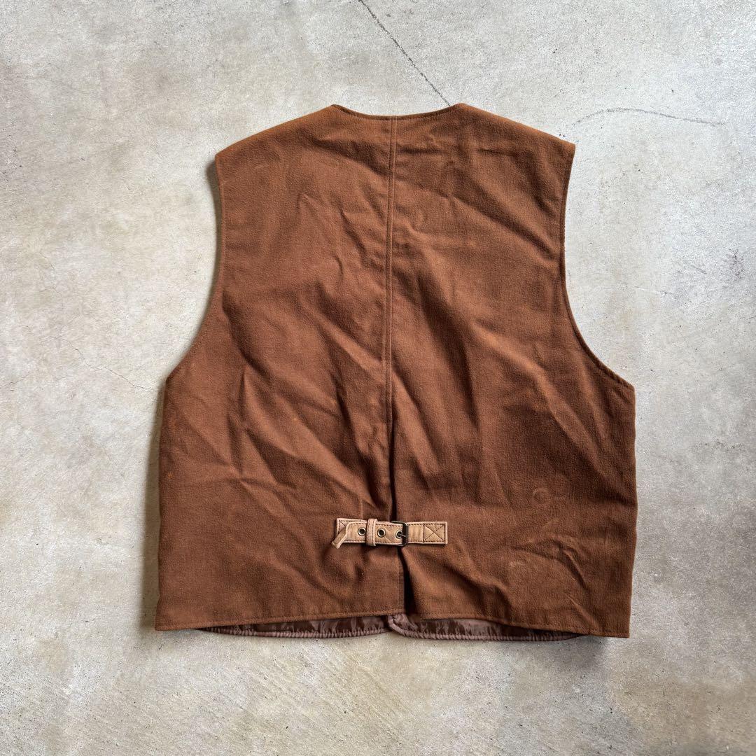 1980's〜1990's OLD UNIQLO カウレザーベスト