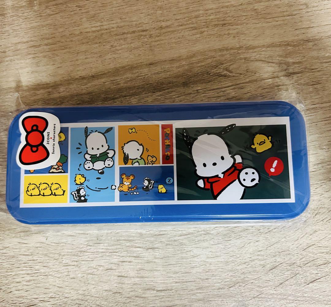 完売品 スリーコインズ　サンリオ キャラクターズ　ポチャッコ サンリオ - 巾着 小物入れ サンリオ ポチャッコ スリーコインズ