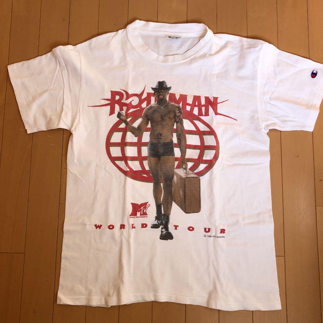 デッドストック90,s デニスロッドマン Tシャツ トップス