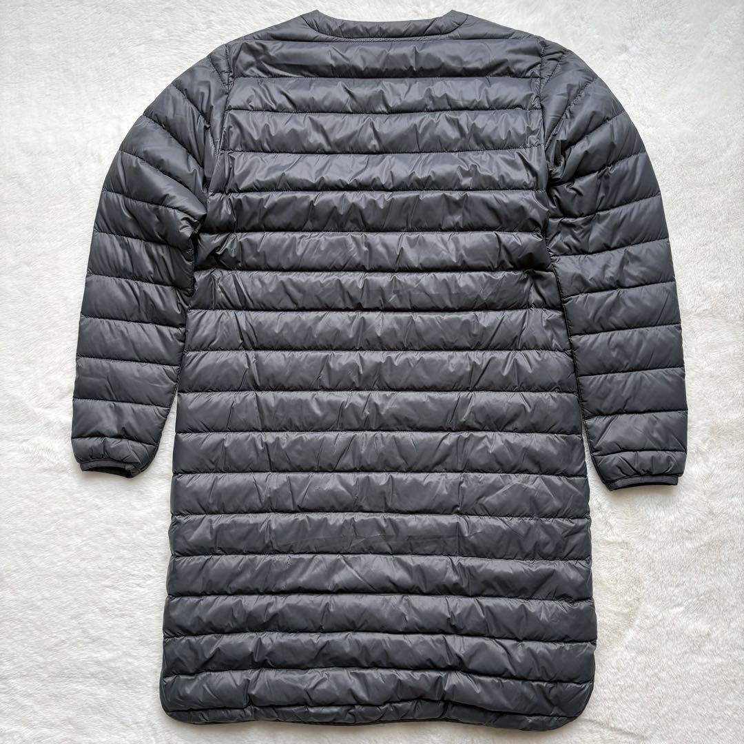 【美品】DANTON ダントン ロングライトダウン インナーダウン　グレー　S