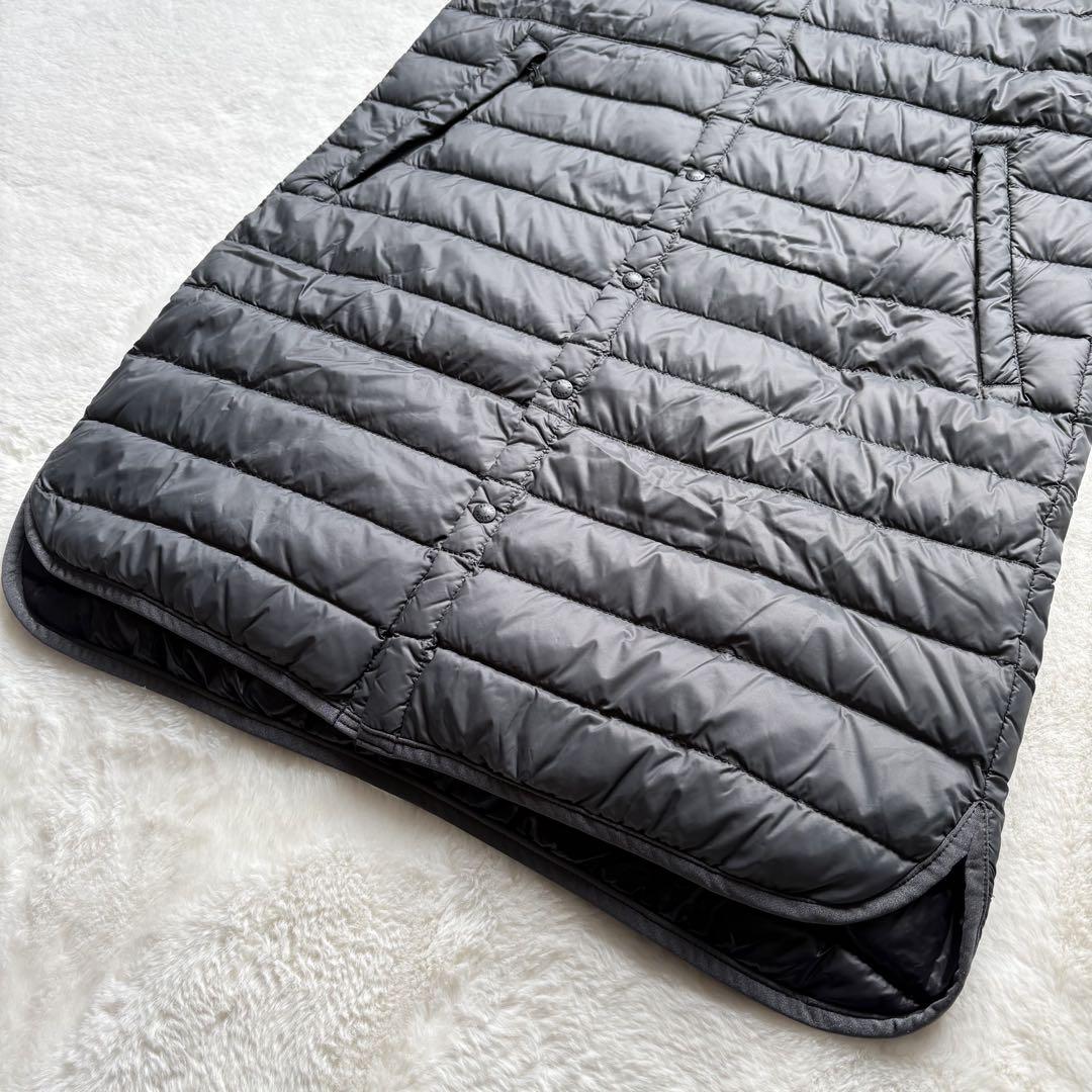 【美品】DANTON ダントン ロングライトダウン インナーダウン　グレー　S