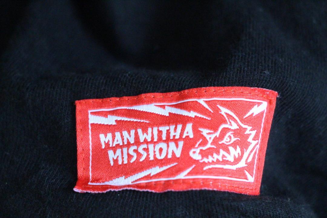 （新品）マンウィズ　GAW刺繍 ロゴT MAN WITH A MISSION ☆会場限定☆ MAN WITH A MISSION マンウィズ GAW Tシャツ