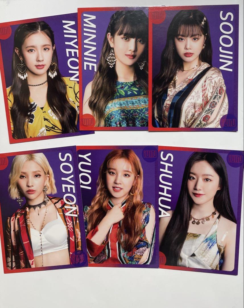 i-dle idle アイドゥル　日本　イヤホン　トレカ　6枚セット