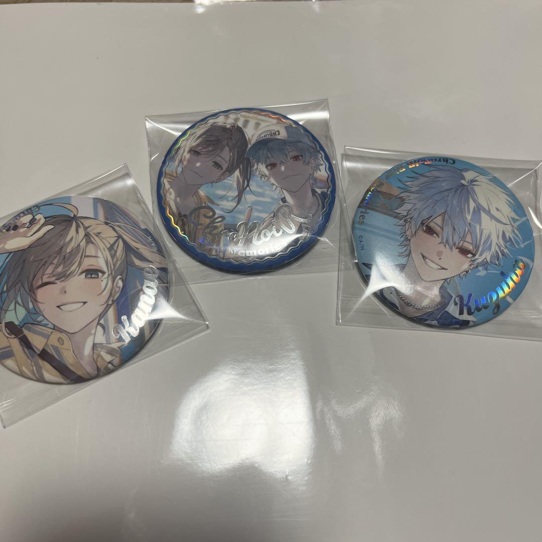 ChroNoiR Blue Memories オーロラ缶バッジ 葛葉 C にじさんじ ChroNoiR Blue Memories オーロラ缶バッジ 葛葉