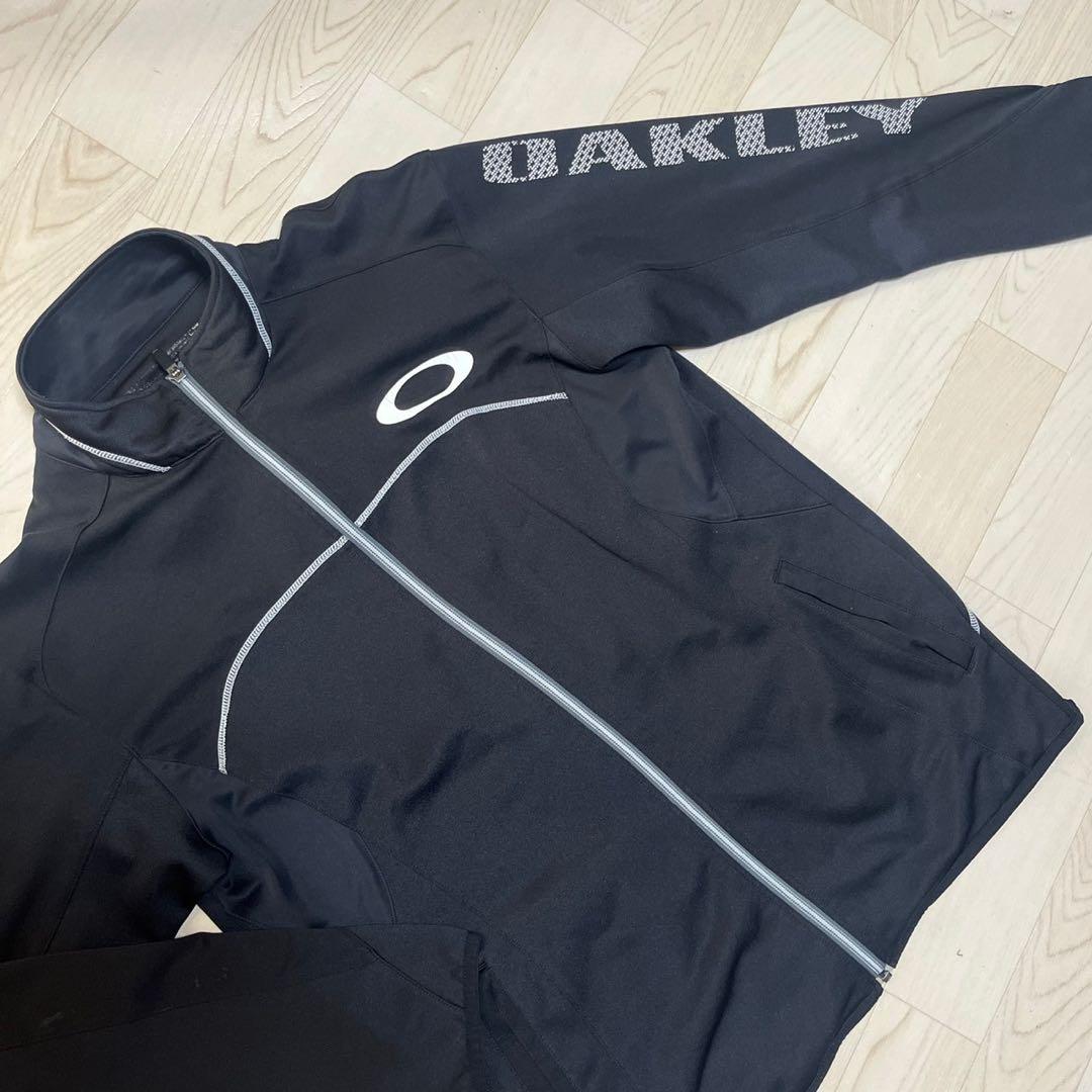 OAKLEY オークリー ジャージ　上下セットアップ　黒　メンズ　送料無料