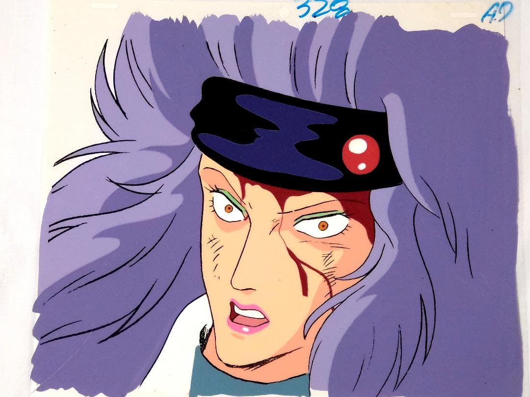 重戦機エルガイム セル画 ネイ・モー・ハン 最期のシーン② 永野護