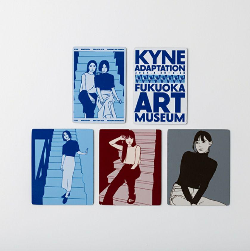 KYNE ADAPTATION FUKUOKA ART MUSEUM 限定シール KYNE ADAPTATION FUKUOKA ART MUSEUM 限定シール
