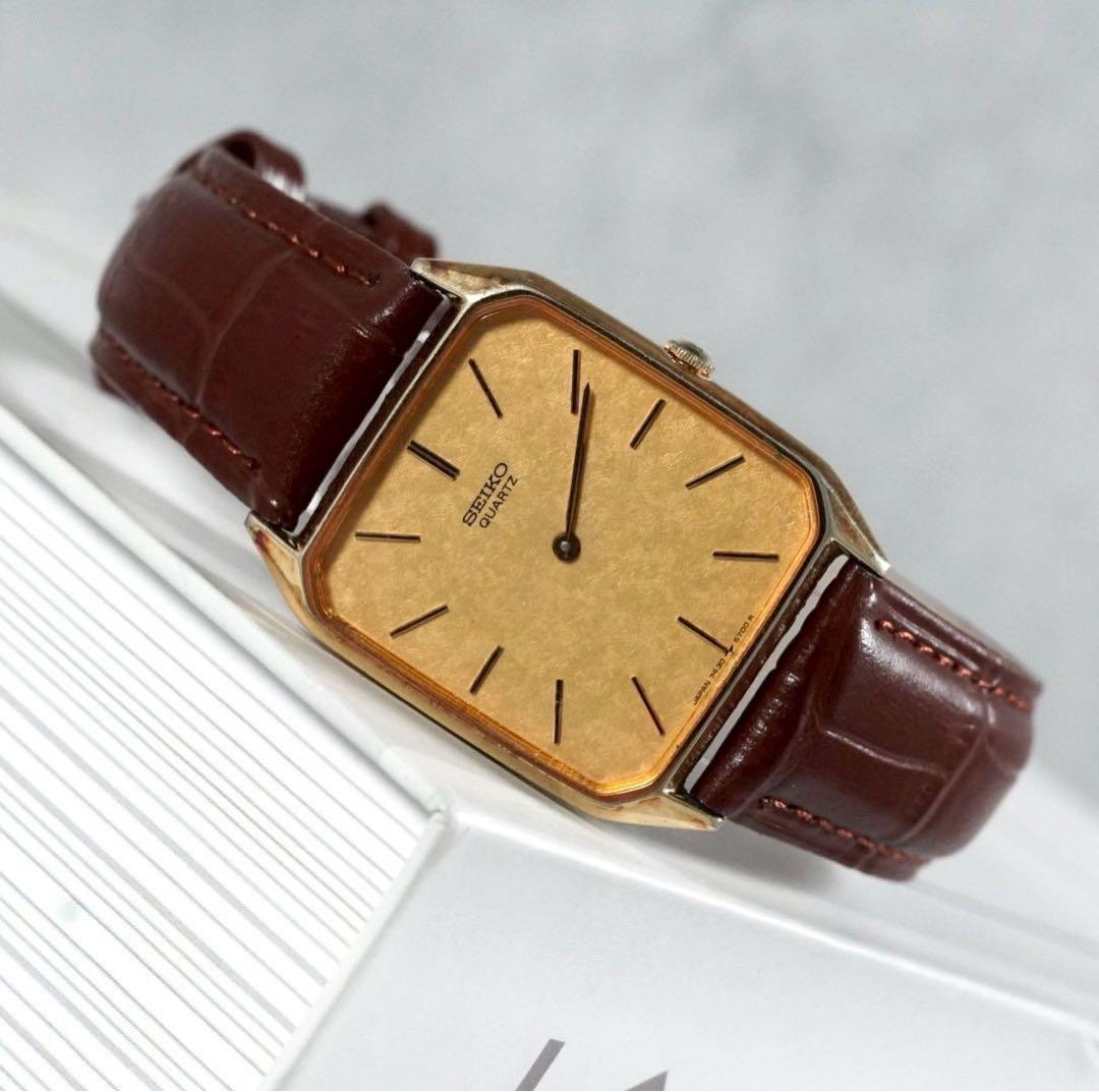 SEIKO セイコー 7430-5440 ゴールド文字 クォーツ メンズ 腕時計