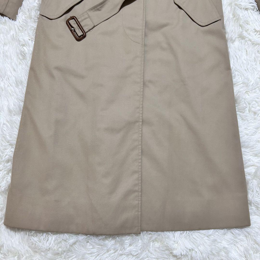 備品完　Burberry ステンカラーコート　レディース　ベージュ　ノバチェック