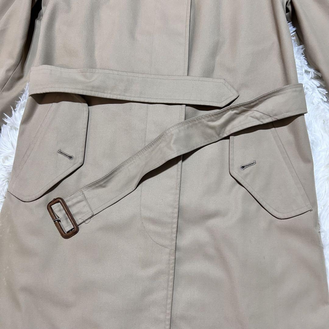 備品完　Burberry ステンカラーコート　レディース　ベージュ　ノバチェック