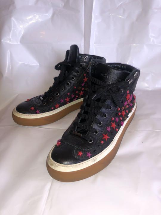 JIMMY CHOO ジミーチュウARGYLE アーガイル ハイカットスニーカー