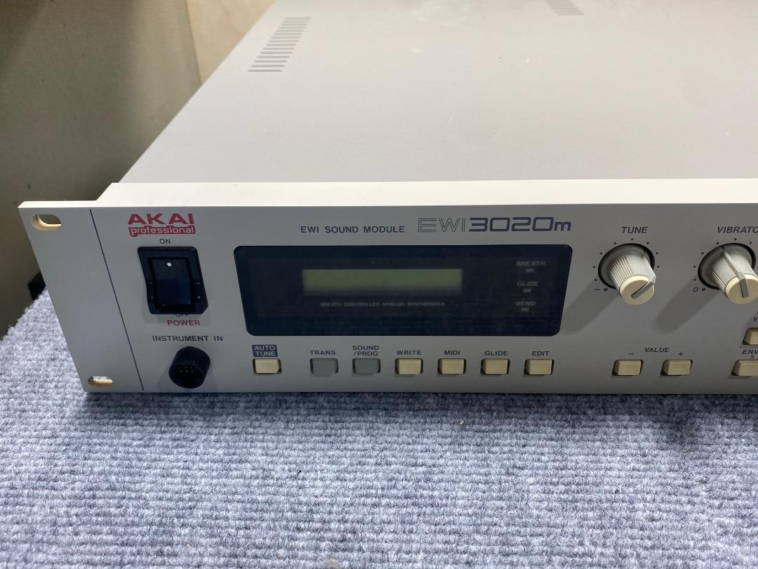 817 AKAI EWI3020m 音源モジュール Akai EWI3020M Analog Synth Sound Module | zZounds