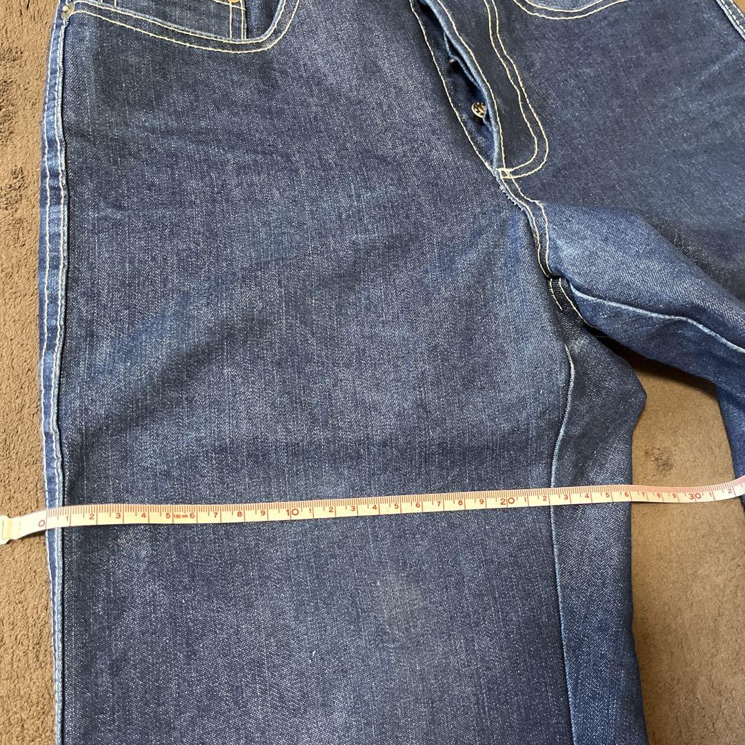 dexter wong shiny denim pants | gamustore