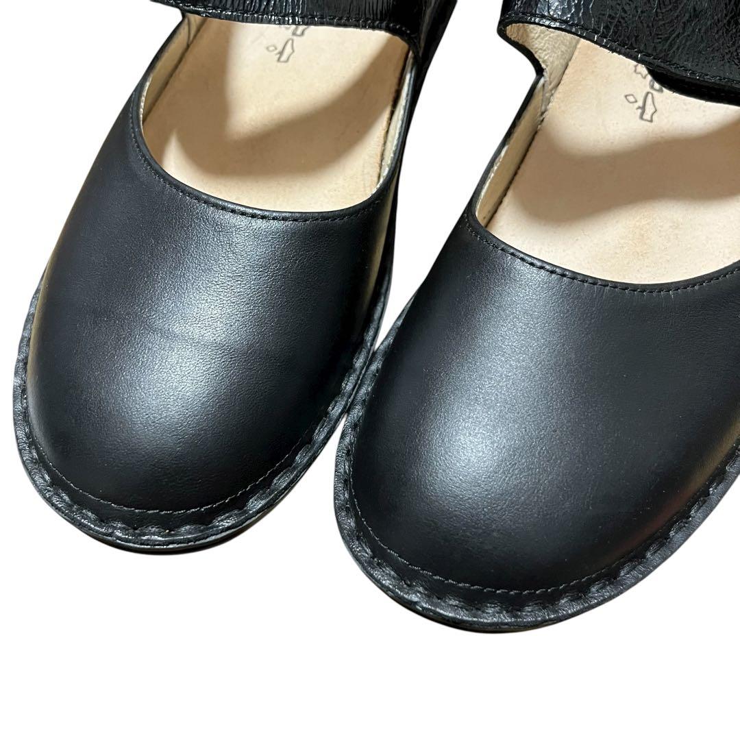 未使用 finncomfort × ALKA レザー×パテント サンダル 6.5 未使用 finncomfort × ALKA レザー×パテント サンダル 6.5