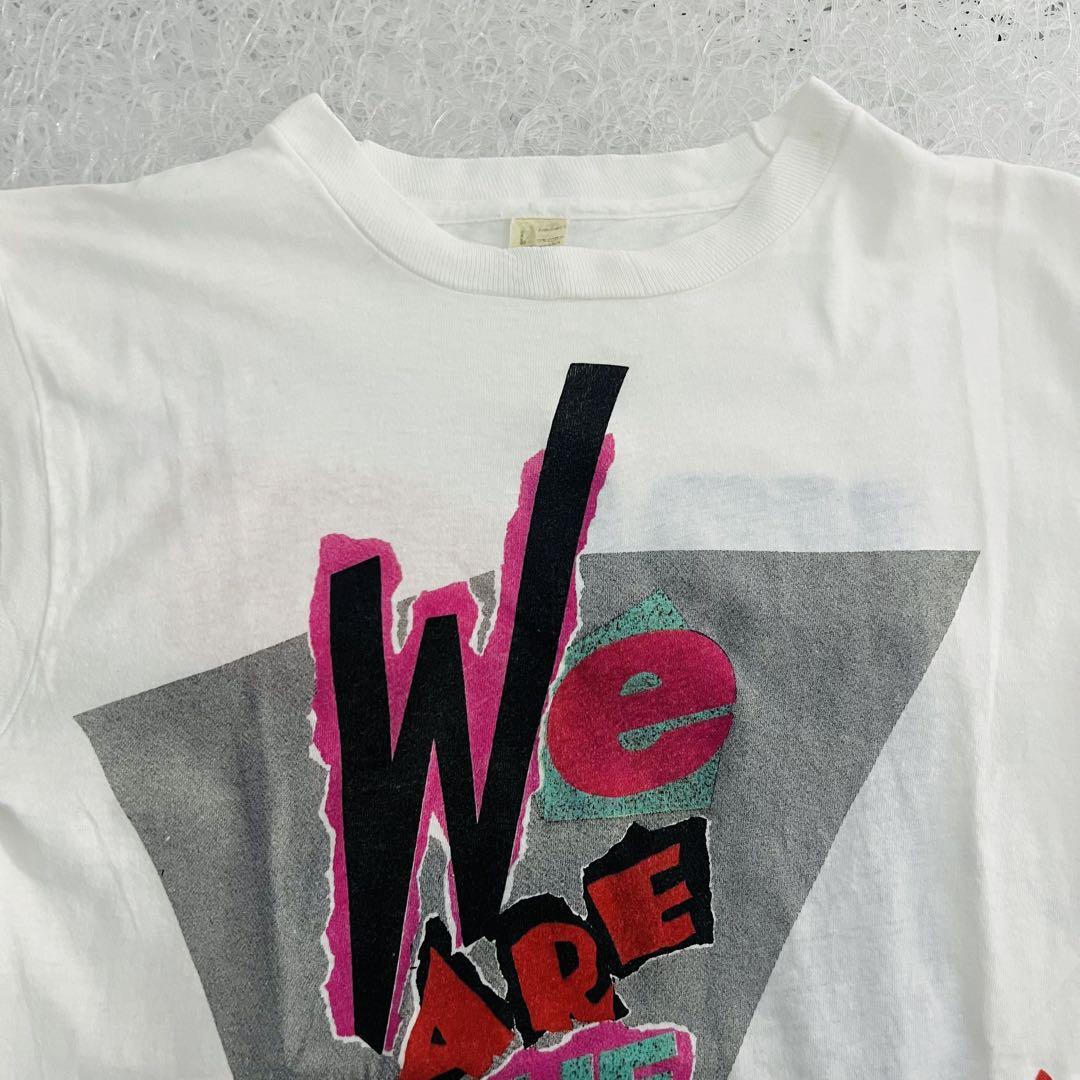 80s We Are The World ノースリーブシャツ USA L 稀少品