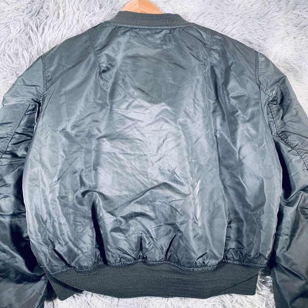 焼肉ラバーUSA製 ALPHA INDUSTRIES【XL】MA-1 90