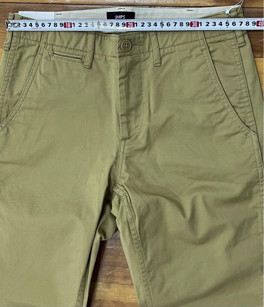 新品　SHIPS スリムテーパードパンツ