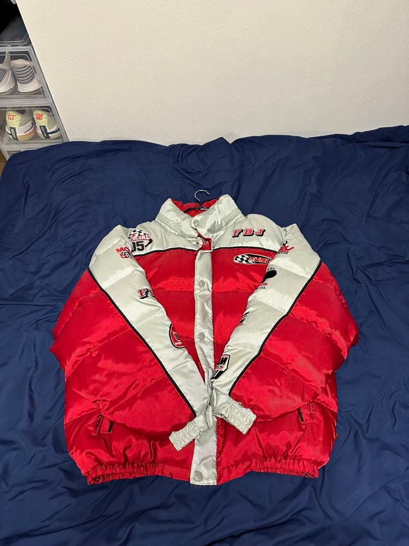 超希少！FUBU ダウンジャケット レースデザイン XL b系
