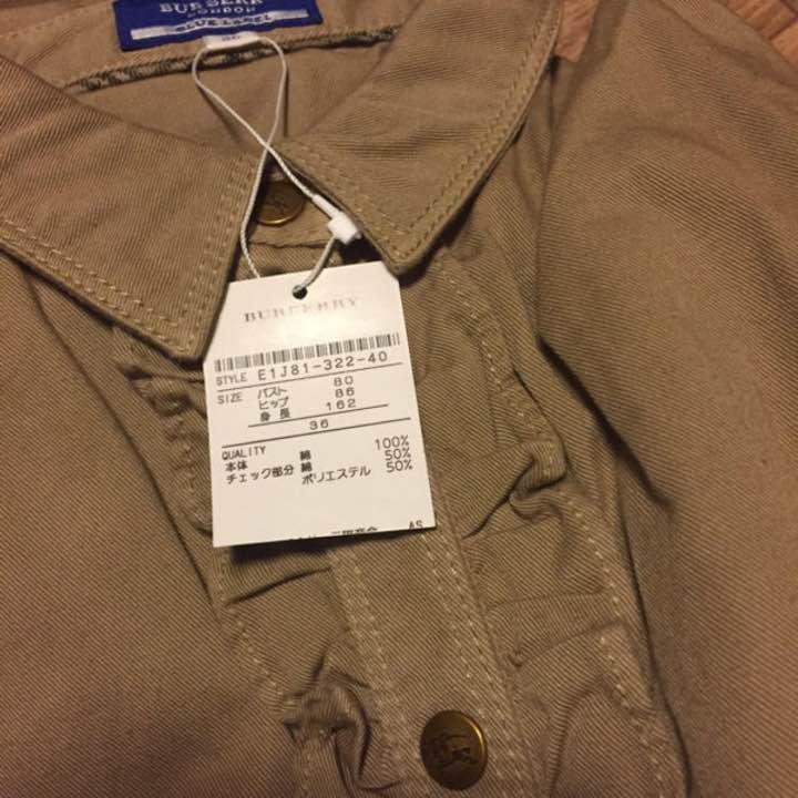 BURBERRY - 極美品 バーバリー BURBERRY ワンピース シャツ