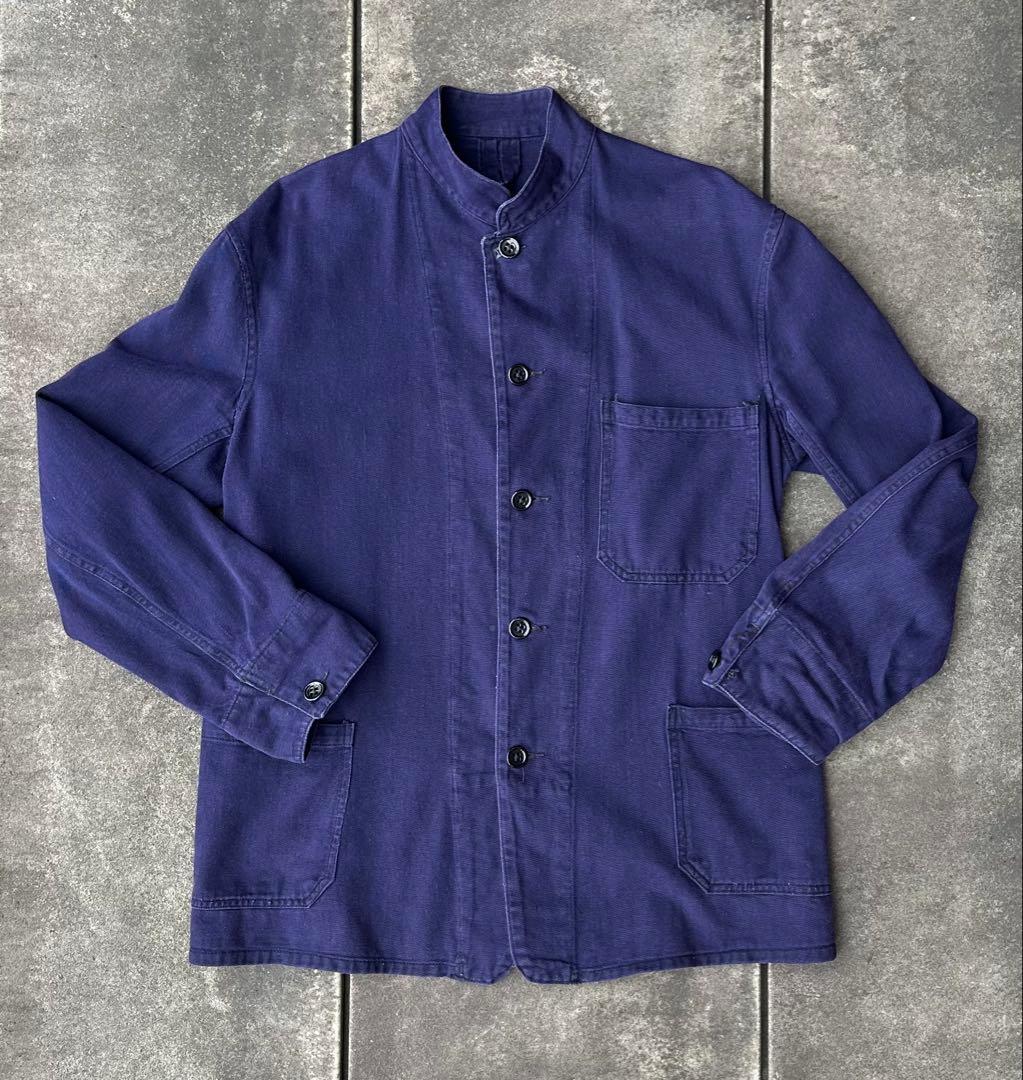 40s イギリス軍 Royal Navy ブルードリル カバーオールL VINTAGE