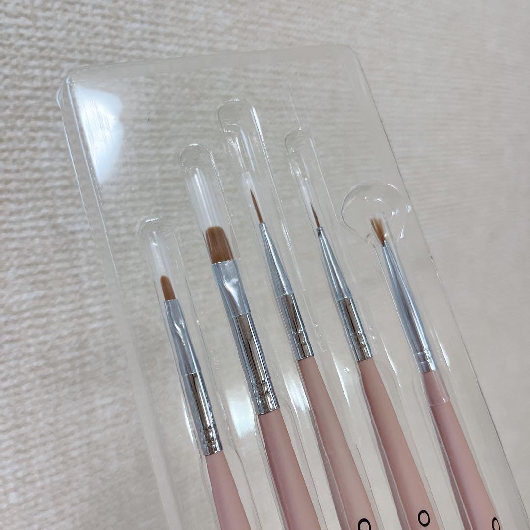 ネイルブラシ 5本セット ネイルアートペン ネイル筆 ネイル ジェルネイル筆
