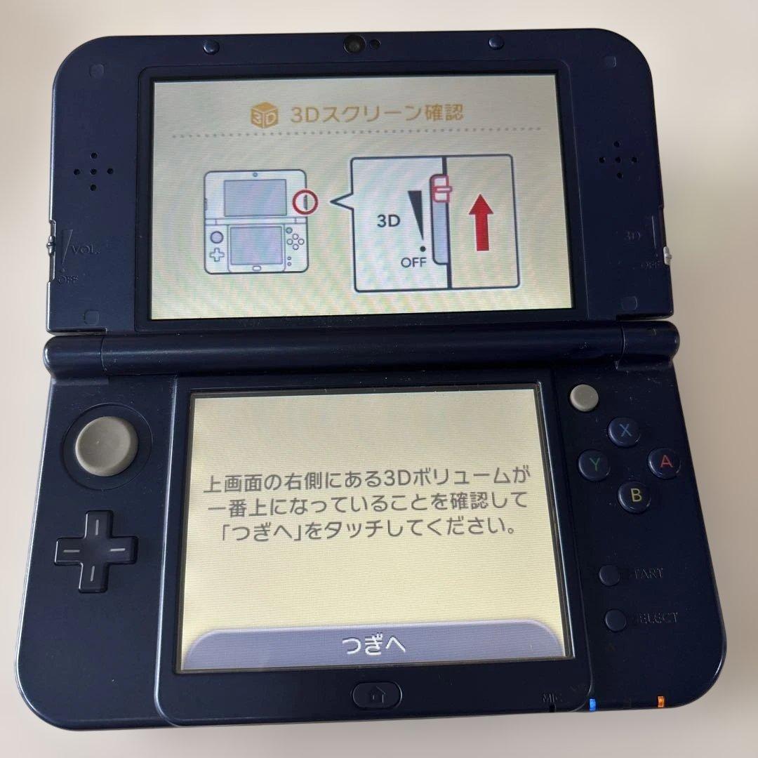 ニンテンドー3DS LL ネイビー 本体 難あり