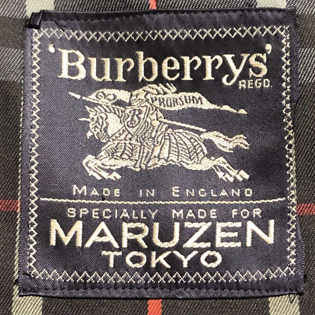 極美品 丸善別注 BURBERRY ウール100% ステンカラーコート