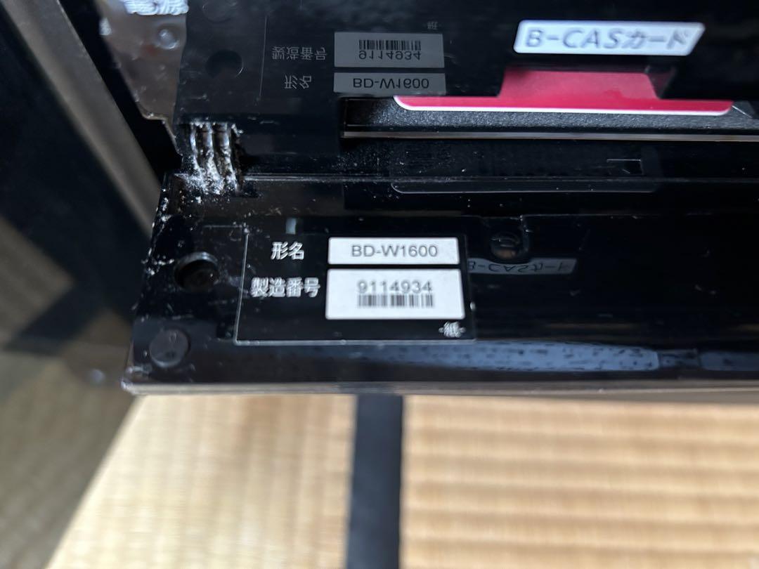 SHARP BD-W1600 ブルーレイプレーヤー